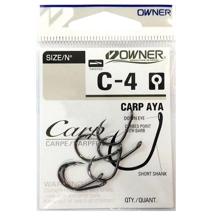 Одинарные крючки Owner Wide Gape №6 BС, с колечком, загнутое острие, с бородкой, Черный
Одинарные крючки Owner Wide Gape №6 BС, с колечком, загнутое острие, с бородкой, Черный