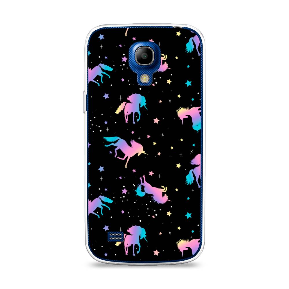 Чехол на Samsung Galaxy S4 mini "Единороги градиент", Черный;розовый;голубой, 24050-1
Чехол на Samsung Galaxy S4 mini "Единороги градиент", Черный;розовый;голубой, 24050-1
