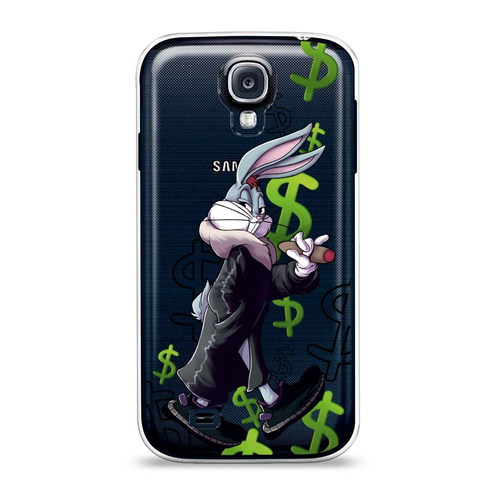 Чехол на Samsung Galaxy S4 "Rich Bugs Bunny", Зеленый;черный;голубой, 23950-6 
Чехол на Samsung Galaxy S4 "Rich Bugs Bunny", Зеленый;черный;голубой, 23950-6