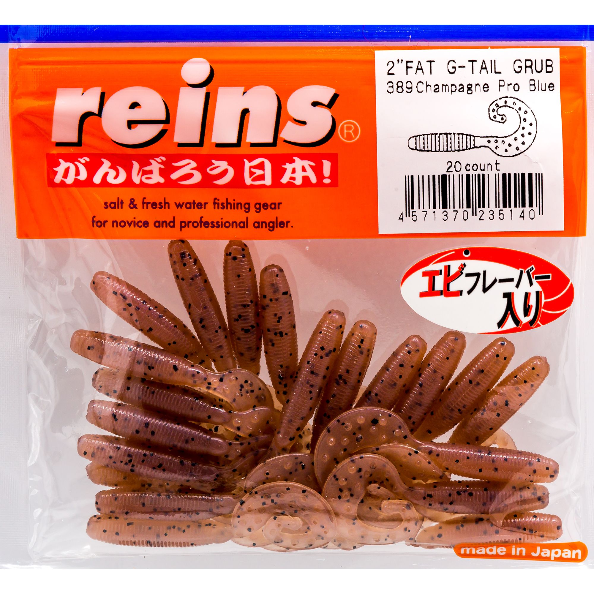 Силиконовая приманка Reins Fat Gtail Grub 50 мм цвет 389 Campange Pro Blue 20 шт, Fat Gtail Grub
Силиконовая приманка Reins Fat Gtail Grub 50 мм цвет 389 Campange Pro Blue 20 шт, Fat Gtail Grub