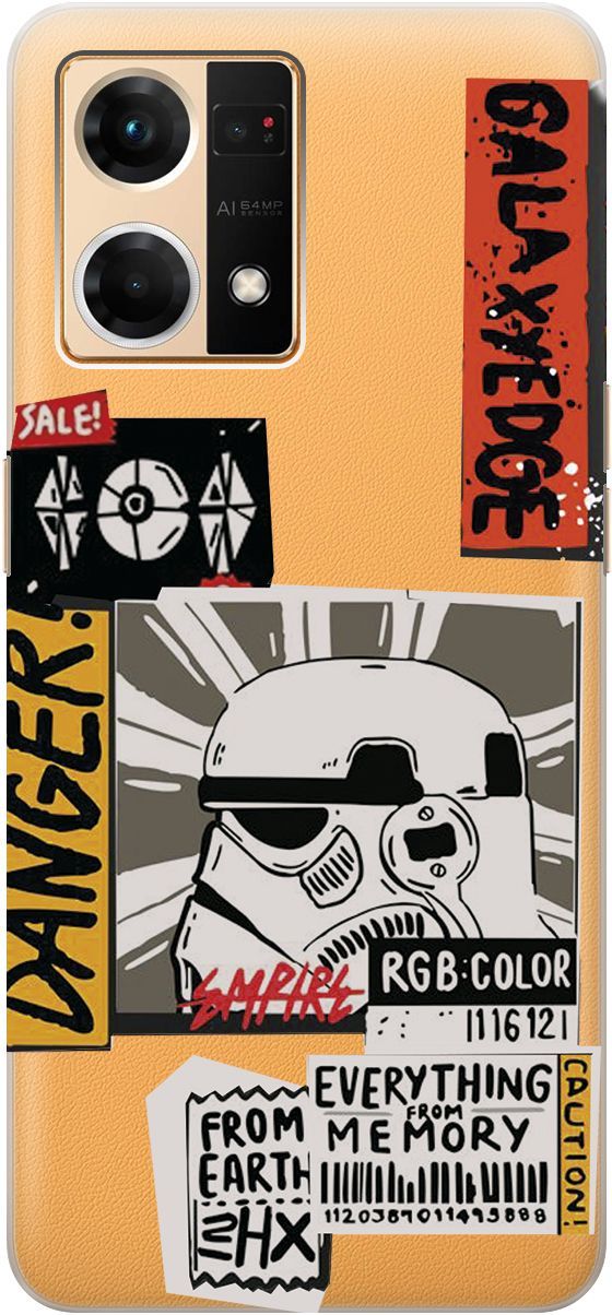 Чехол на Oppo Reno7 с 3D принтом "Stormtrooper Stickers" прозрачный, Прозрачный;белый, 157884
Чехол на Oppo Reno7 с 3D принтом "Stormtrooper Stickers" прозрачный, Прозрачный;белый, 157884