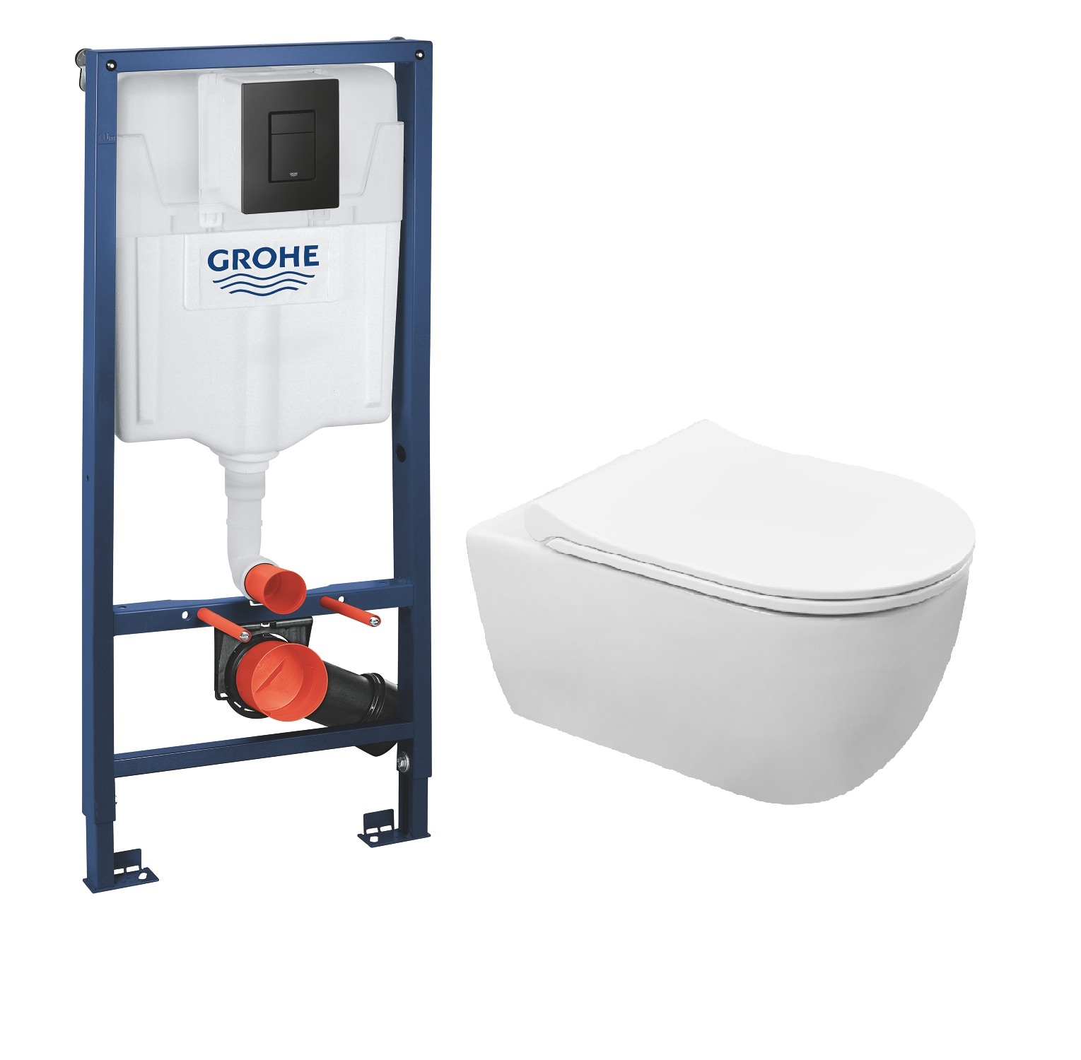 Комплект инсталляция Grohe черный кв.38811+Унитаз подвесной Azario Ferio 87565
Комплект инсталляция Grohe черный кв.38811+Унитаз подвесной Azario Ferio 87565