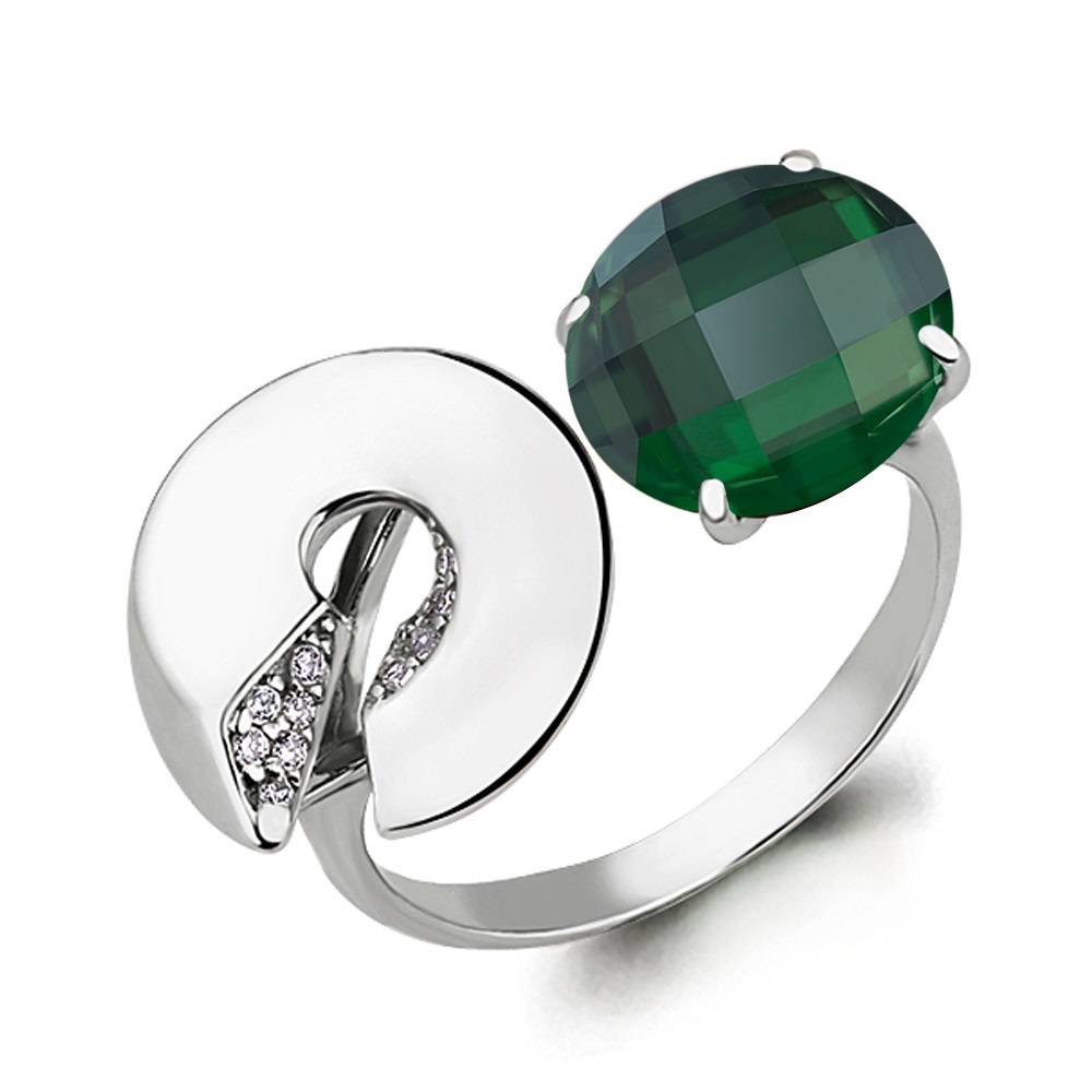 Кольцо из серебра с агатом\фианитом Aquamarine Aquamarine 6594609А_925_р р, 6594609А_925_р
Кольцо из серебра с агатом\фианитом Aquamarine Aquamarine 6594609А_925_р р, 6594609А_925_р