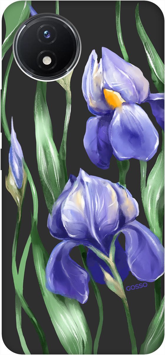Матовый Soft Touch Чехол на Vivo Y02 с 3D принтом "Amazing Irises" черный, Черный;зеленый, 157846
Матовый Soft Touch Чехол на Vivo Y02 с 3D принтом "Amazing Irises" черный, Черный;зеленый, 157846