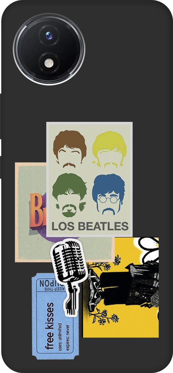 Матовый Soft Touch Чехол на Vivo Y02 с 3D принтом "Beatles Stickers" черный, Черный;белый, 157845
Матовый Soft Touch Чехол на Vivo Y02 с 3D принтом "Beatles Stickers" черный, Черный;белый, 157845