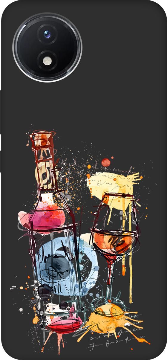 Матовый Soft Touch Чехол на Vivo Y02 с 3D принтом "Aquarelle Wine" черный, Черный;голубой, 157844
Матовый Soft Touch Чехол на Vivo Y02 с 3D принтом "Aquarelle Wine" черный, Черный;голубой, 157844