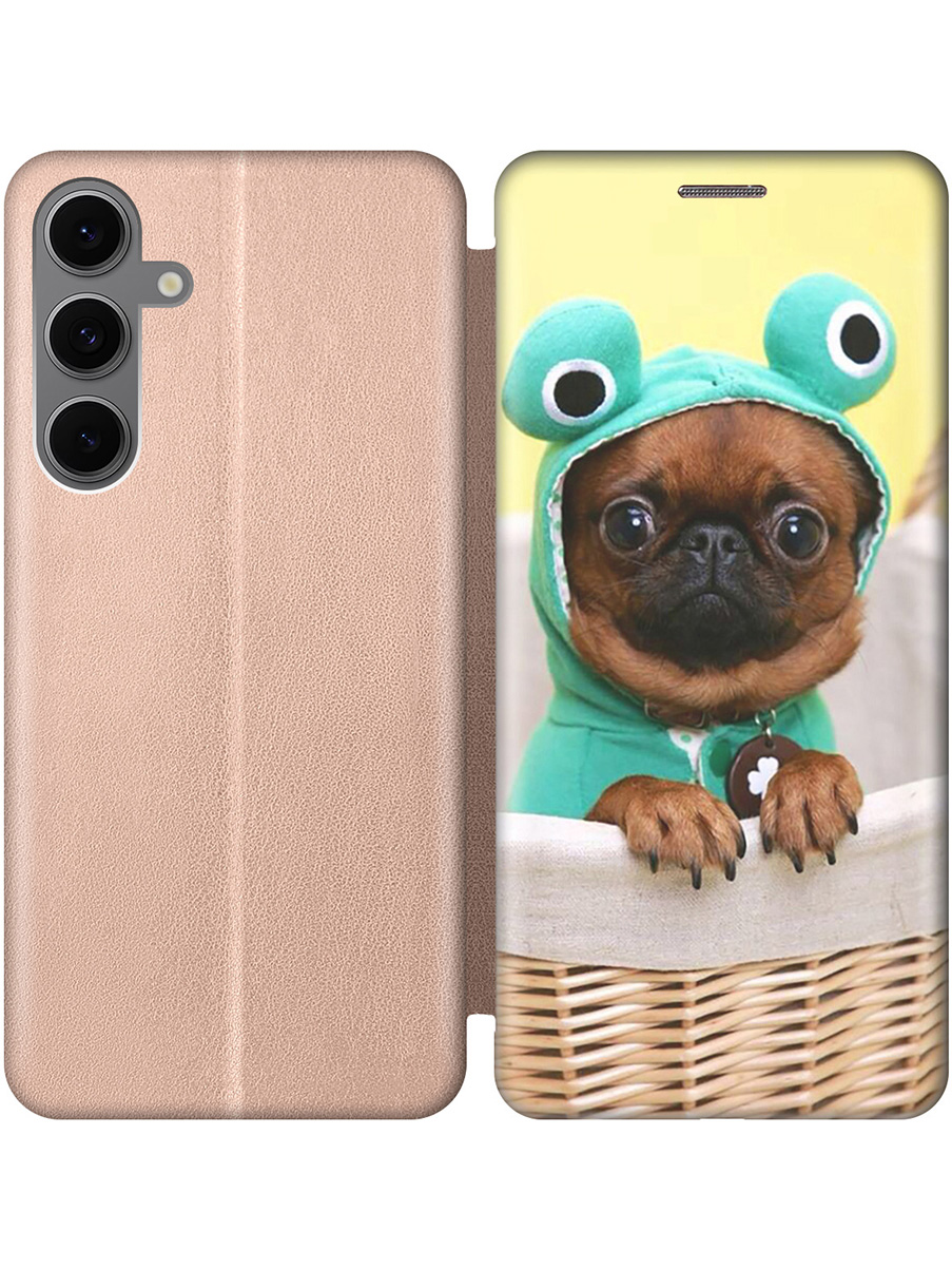 Чехол-книжка на Samsung Galaxy S24 FE с принтом "Собака в смешной шапке" золотой, Золотистый;желтый;зеленый, 786718111
Чехол-книжка на Samsung Galaxy S24 FE с принтом "Собака в смешной шапке" золотой, Золотистый;желтый;зеленый, 786718111