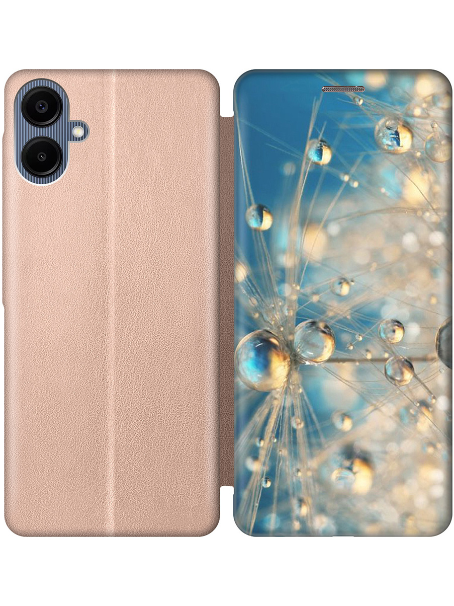 Чехол-книжка на Samsung Galaxy A06 с принтом "Одуванчик в капельках" золотой, Золотистый;бежевый;синий, 786717521
Чехол-книжка на Samsung Galaxy A06 с принтом "Одуванчик в капельках" золотой, Золотистый;бежевый;синий, 786717521