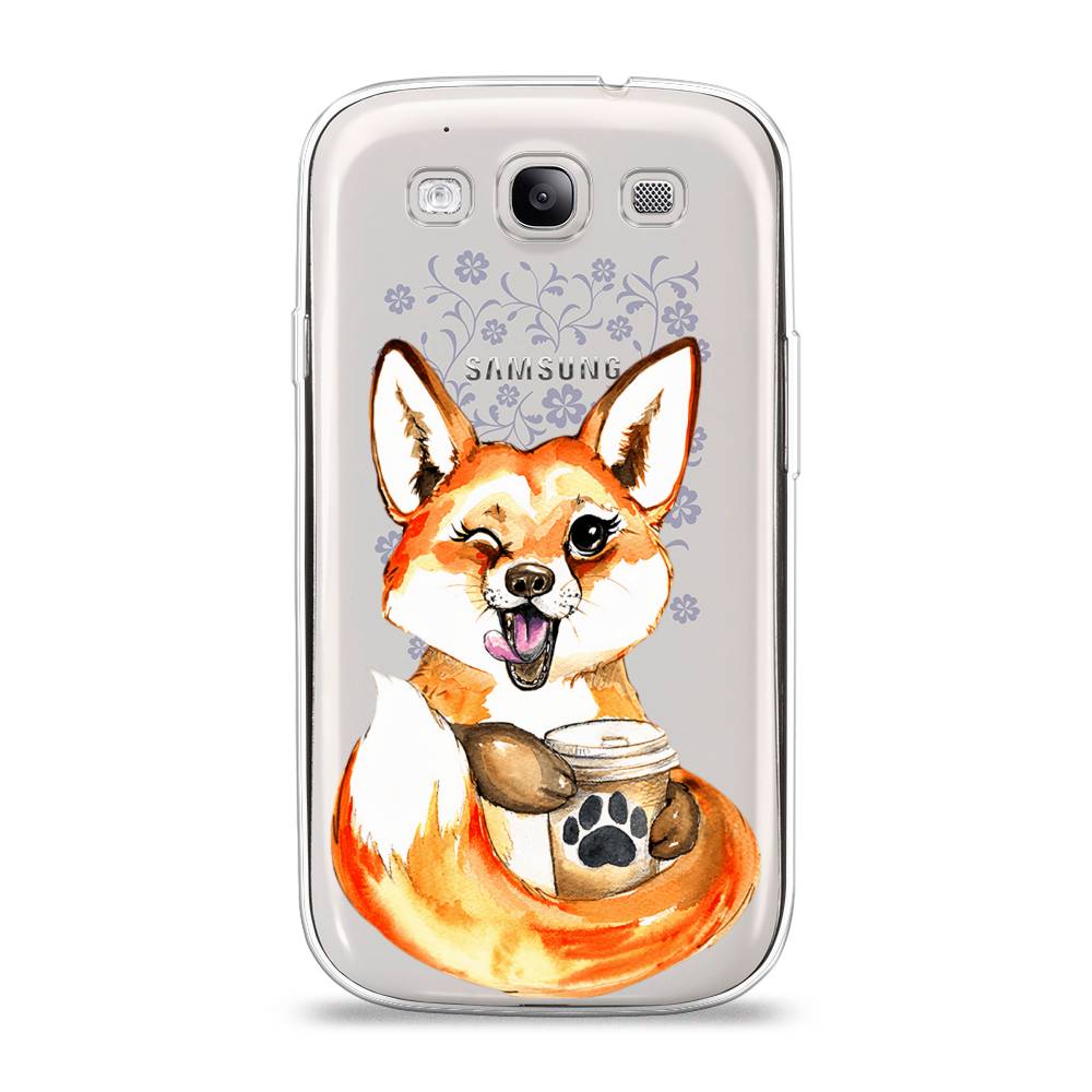 Чехол на Samsung Galaxy S3 "Подмигивающая лиса с кофе", Оранжевый;белый;коричневый, 23750-4
Чехол на Samsung Galaxy S3 "Подмигивающая лиса с кофе", Оранжевый;белый;коричневый, 23750-4