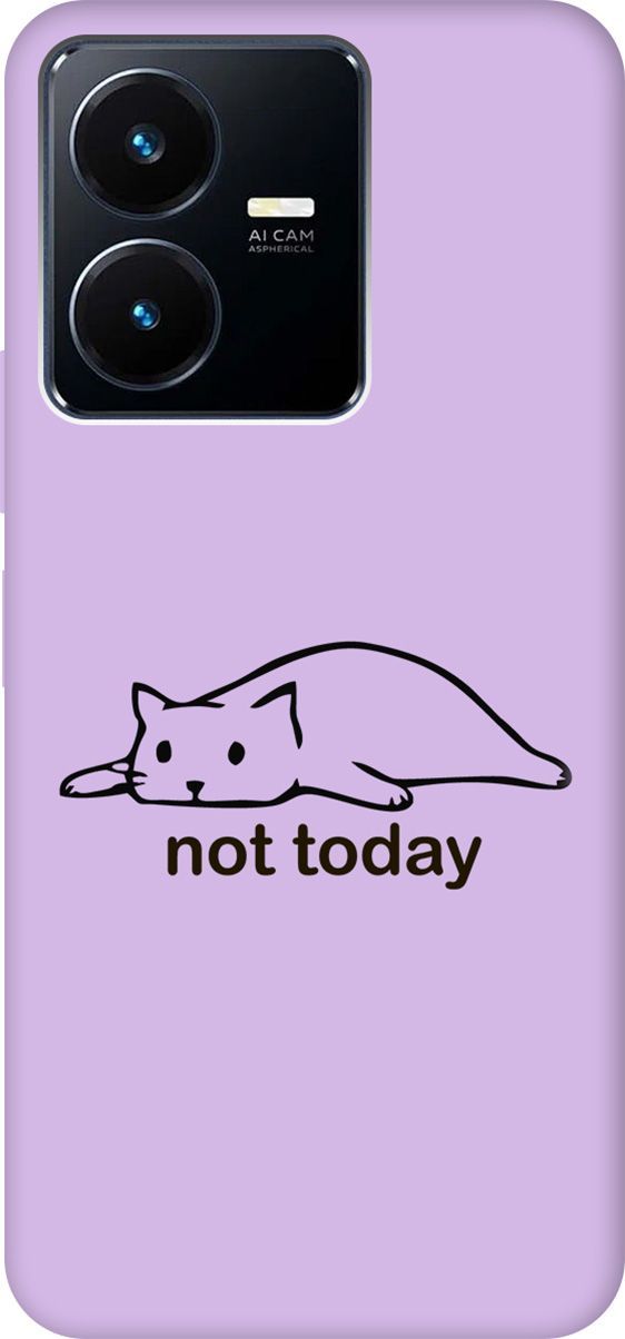Чехол на Vivo Y22 Silky Touch Premium с принтом "Not Today" сиреневый, Фиолетовый;черный, 157823
Чехол на Vivo Y22 Silky Touch Premium с принтом "Not Today" сиреневый, Фиолетовый;черный, 157823
