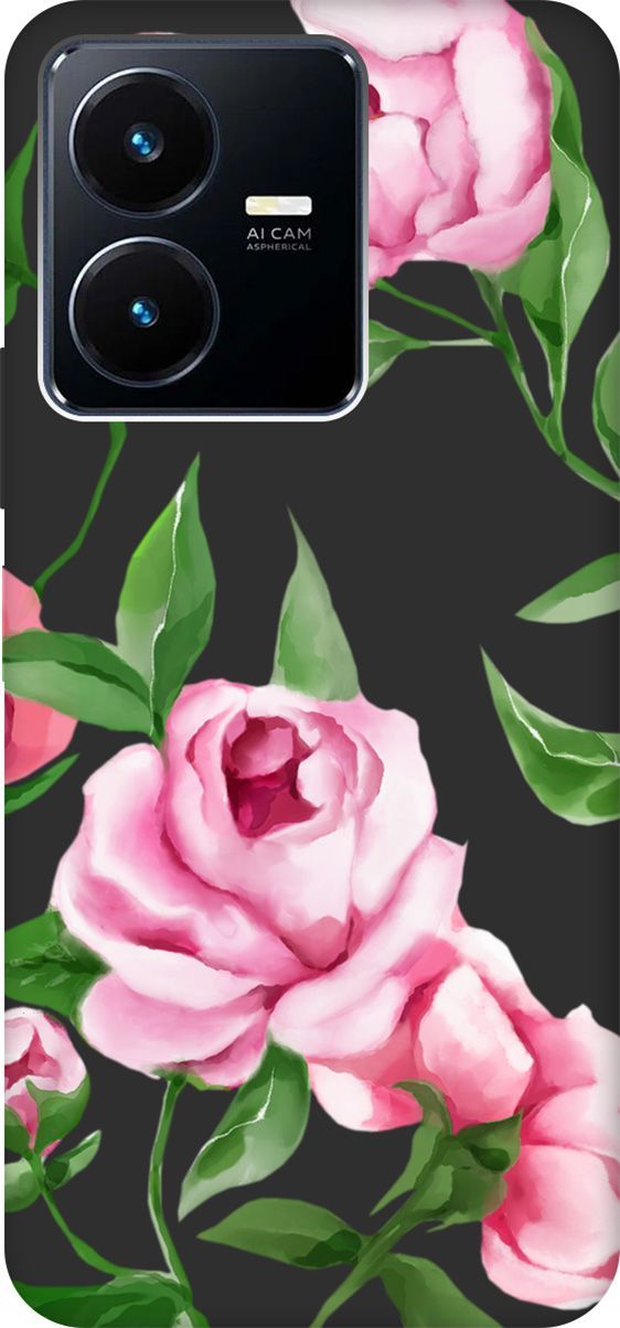 Матовый Soft Touch Чехол на Vivo Y22 с 3D принтом "Amazing Peonies" черный, Черный;зеленый, 157804
Матовый Soft Touch Чехол на Vivo Y22 с 3D принтом "Amazing Peonies" черный, Черный;зеленый, 157804