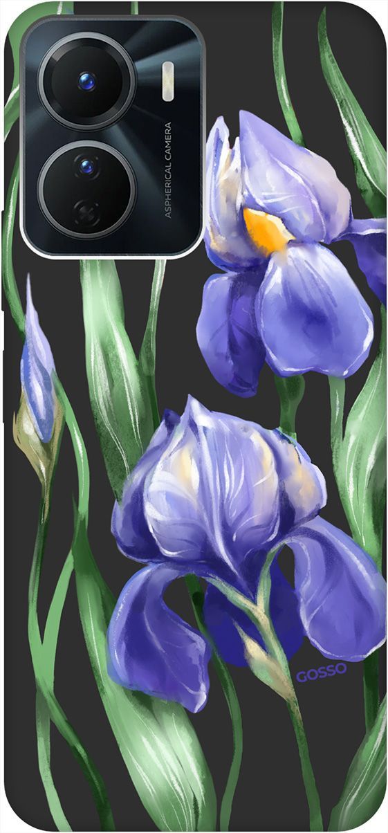 Матовый Soft Touch Чехол на Vivo Y16 с 3D принтом "Amazing Irises" черный, Черный;зеленый, 157762
Матовый Soft Touch Чехол на Vivo Y16 с 3D принтом "Amazing Irises" черный, Черный;зеленый, 157762