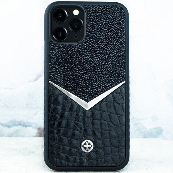 Чехол iPhone 15 Pro Max - Euphoria Stingray Daw MiniCROC - Euphoria HM Premium, Серебристый;черный, iPhone 15 Pro Max
Чехол iPhone 15 Pro Max - Euphoria Stingray Daw MiniCROC - Euphoria HM Premium, Серебристый;черный, iPhone 15 Pro Max