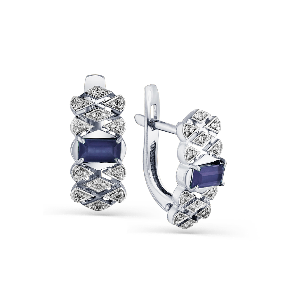 Серьги из белого золота с сапфиром, бриллиантом Master Brilliant 2-107-727-02, 2-107-727-02
Серьги из белого золота с сапфиром, бриллиантом Master Brilliant 2-107-727-02, 2-107-727-02