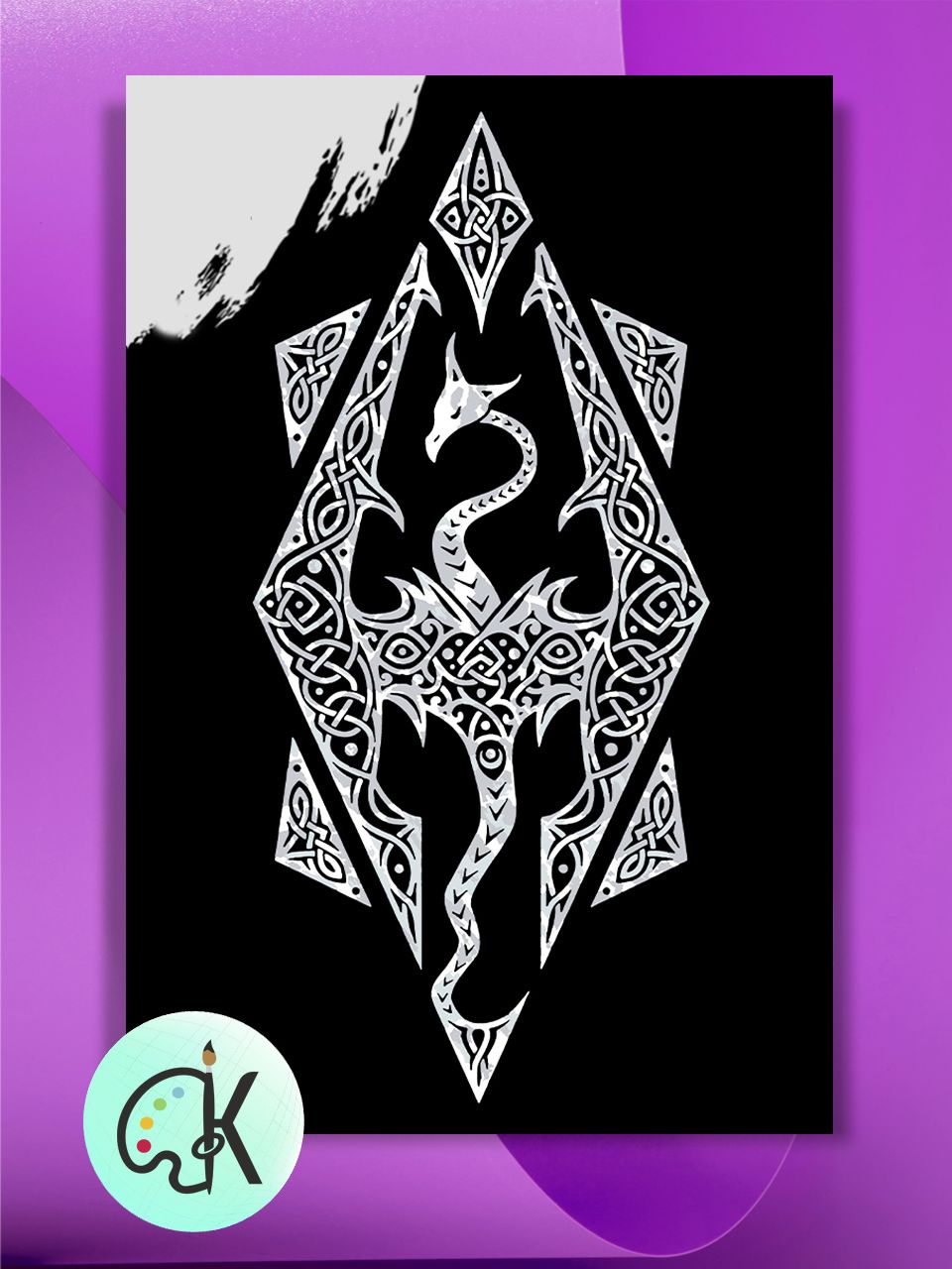 Картина по номерам на холсте Культура Цвета Skyrim - BW Logo, 40 х 50 см, Skyrim - BW Logo
Картина по номерам на холсте Культура Цвета Skyrim - BW Logo, 40 х 50 см, Skyrim - BW Logo