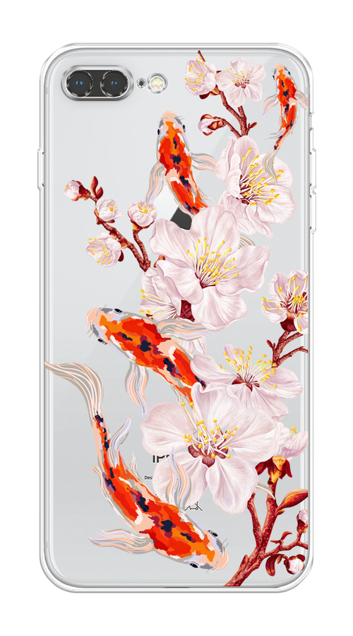 Чехол на Apple iPhone 7 Plus/8 Plus "Карпы и сакура", Оранжевый;розовый;бежевый;прозрачный, 10950-1
Чехол на Apple iPhone 7 Plus/8 Plus "Карпы и сакура", Оранжевый;розовый;бежевый;прозрачный, 10950-1