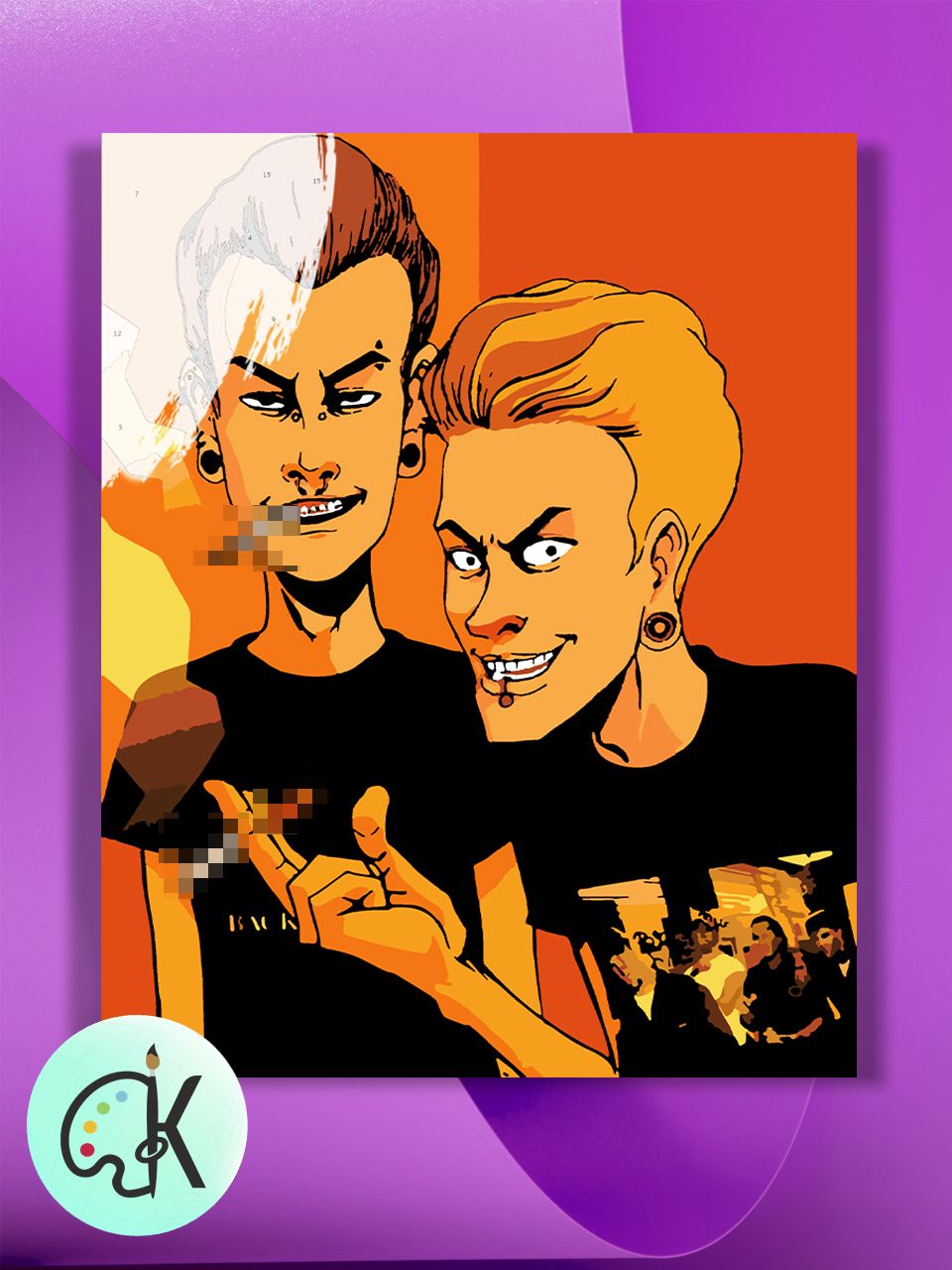 Картина по номерам на холсте Культура Цвета Beavis and Butthead, 40 х 50 см, Beavis and Butthead
Картина по номерам на холсте Культура Цвета Beavis and Butthead, 40 х 50 см, Beavis and Butthead
