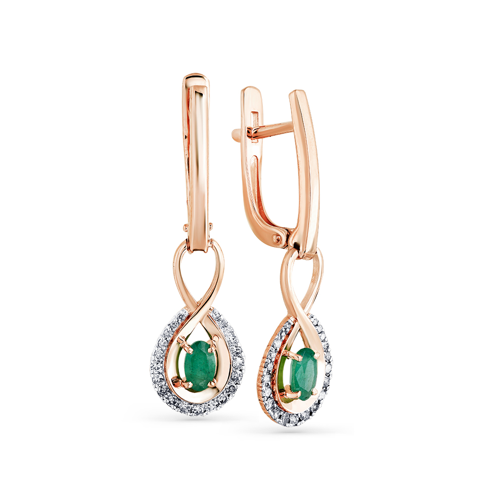 Серьги из красного золота с изумрудом, бриллиантом Master Brilliant 2-107836-00-01, 2-107836-00-01
Серьги из красного золота с изумрудом, бриллиантом Master Brilliant 2-107836-00-01, 2-107836-00-01