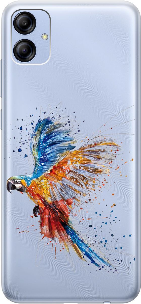 Чехол на Samsung Galaxy A04e с 3D принтом "Colorful Parrot" прозрачный, Прозрачный;голубой, 158473
Чехол на Samsung Galaxy A04e с 3D принтом "Colorful Parrot" прозрачный, Прозрачный;голубой, 158473