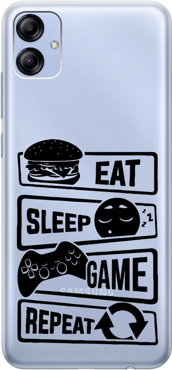 Чехол на Samsung Galaxy A04e с 3D принтом "Game Repeat" прозрачный, Прозрачный;черный, 158473
Чехол на Samsung Galaxy A04e с 3D принтом "Game Repeat" прозрачный, Прозрачный;черный, 158473