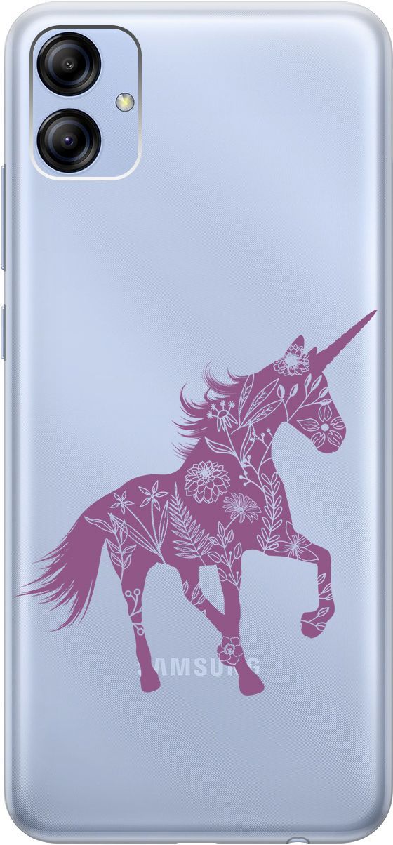 Чехол на Samsung Galaxy A04e с 3D принтом "Floral Unicorn" прозрачный, Прозрачный;фиолетовый, 158472
Чехол на Samsung Galaxy A04e с 3D принтом "Floral Unicorn" прозрачный, Прозрачный;фиолетовый, 158472