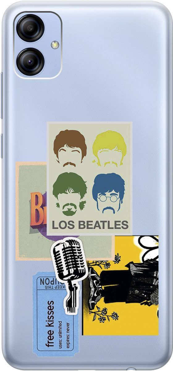 Чехол на Samsung Galaxy A04e с 3D принтом "Beatles Stickers" прозрачный, Прозрачный;бежевый, 158472
Чехол на Samsung Galaxy A04e с 3D принтом "Beatles Stickers" прозрачный, Прозрачный;бежевый, 158472