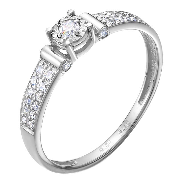 Кольцо из белого золота с бриллиантом р. 18 Vesna jewelry 12336-259-46-00, 12336-259-46-00
Кольцо из белого золота с бриллиантом р. 18 Vesna jewelry 12336-259-46-00, 12336-259-46-00