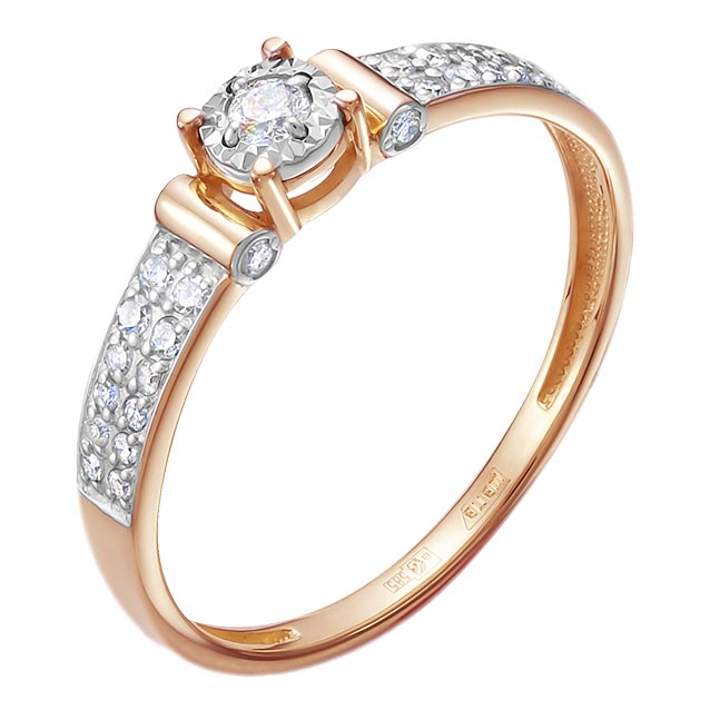 Кольцо из красного золота с бриллиантом р. 16,5 Vesna jewelry 12336-159-46-00, 12336-159-46-00
Кольцо из красного золота с бриллиантом р. 16,5 Vesna jewelry 12336-159-46-00, 12336-159-46-00