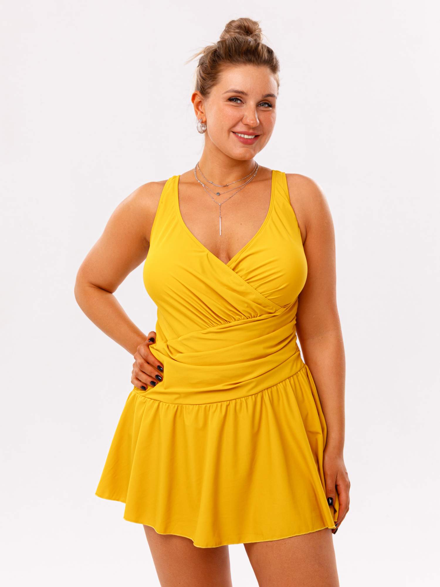 Купальник слитный женский MOZZITO 661 желтый 58 RU, MzЖЕ661Мслку 
Купальник слитный женский MOZZITO 661 желтый 58 RU, MzЖЕ661Мслку