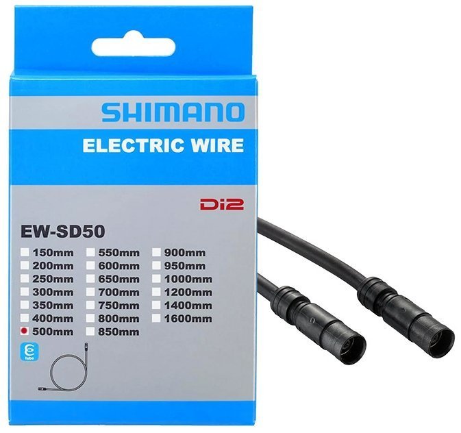 Электрический провод SHIMANO Di2, EW-SD50, для Ultegra Di2, STEPS, 500 мм, чёрный, Черный
Электрический провод SHIMANO Di2, EW-SD50, для Ultegra Di2, STEPS, 500 мм, чёрный, Черный