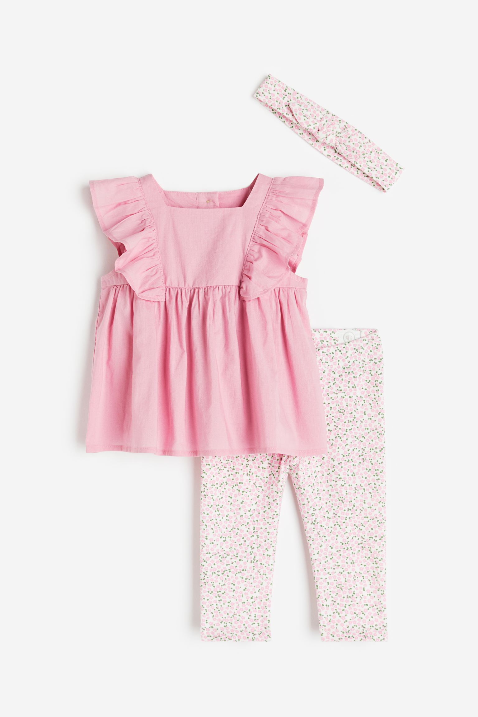 Хлопковый комплект из 3 предметов H&M 104 Розовый/Цветочный (доставка из-за рубежа), 1113947
Хлопковый комплект из 3 предметов H&M 104 Розовый/Цветочный (доставка из-за рубежа), 1113947