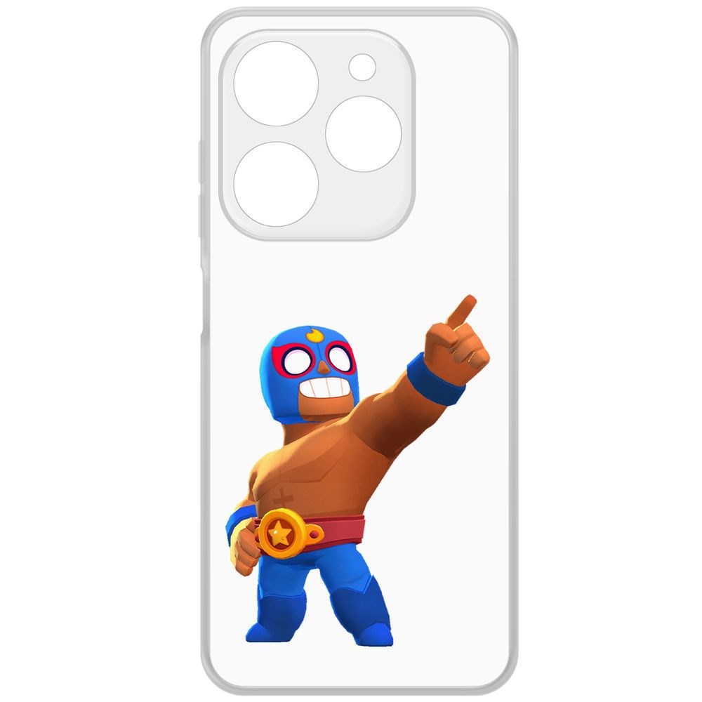 Чехол-накладка Krutoff Clear Case Brawl Stars-Эль Примо для Tecno Spark Go 2024, Прозрачный
Чехол-накладка Krutoff Clear Case Brawl Stars-Эль Примо для Tecno Spark Go 2024, Прозрачный