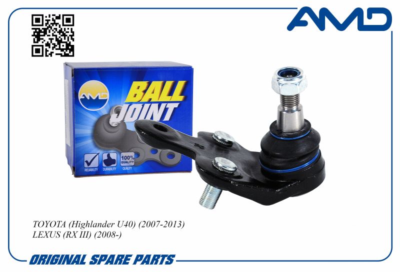 Шаровая опора правая 43330-49165 AMDBJ244 TOYOTA Highlander U40 2007-13 LEXUS RX III 2008-
Шаровая опора правая 43330-49165 AMDBJ244 TOYOTA Highlander U40 2007-13 LEXUS RX III 2008-