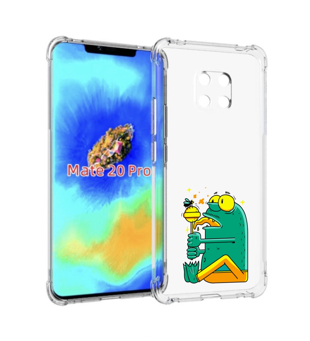 Чехол MyPads Зеленая лягушка с чупа чупсом для Huawei Mate 20 Pro/Mate 20 RS 6.39, Прозрачный, Tocco
Чехол MyPads Зеленая лягушка с чупа чупсом для Huawei Mate 20 Pro/Mate 20 RS 6.39, Прозрачный, Tocco