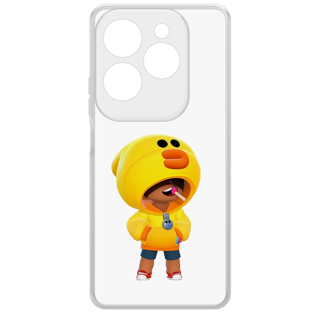 Чехол-накладка Krutoff Clear Case Brawl Stars-Леон Салли для INFINIX Hot 40 Pro, Прозрачный
Чехол-накладка Krutoff Clear Case Brawl Stars-Леон Салли для INFINIX Hot 40 Pro, Прозрачный