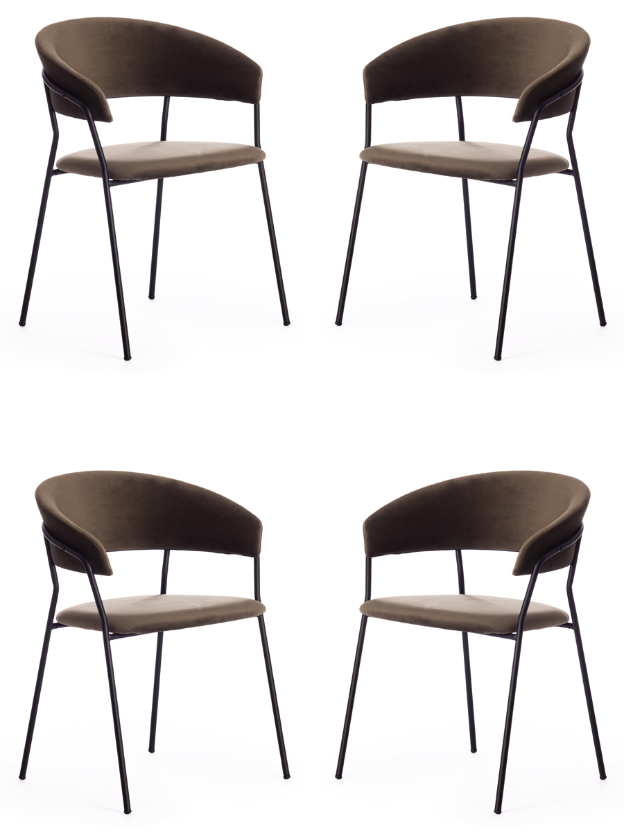Комплект кресел (4 шт.) Tetchair TURIN, металл, вельвет, 56х50х78см, хаки, черный, TURIN (mod. 0129571)
Комплект кресел (4 шт.) Tetchair TURIN, металл, вельвет, 56х50х78см, хаки, черный, TURIN (mod. 0129571)