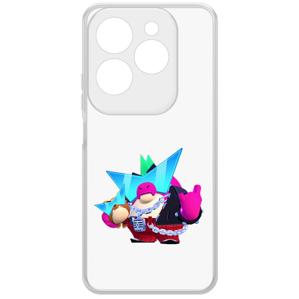 Чехол-накладка Krutoff Clear Case Brawl Stars-Плохиш Базз для INFINIX Hot 40, Прозрачный
Чехол-накладка Krutoff Clear Case Brawl Stars-Плохиш Базз для INFINIX Hot 40, Прозрачный