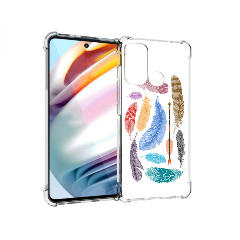 Чехол MyPads Tocco для Motorola Moto G60 разноцветные перья (PT227068.360.572), Прозрачный, Tocco
Чехол MyPads Tocco для Motorola Moto G60 разноцветные перья (PT227068.360.572), Прозрачный, Tocco