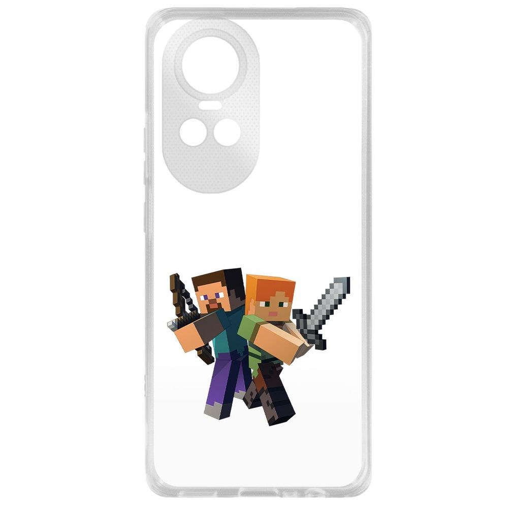 Чехол-накладка Krutoff Clear Case Minecraft-Стив и Алекс для Oppo Reno10 Pro 5G, Прозрачный
Чехол-накладка Krutoff Clear Case Minecraft-Стив и Алекс для Oppo Reno10 Pro 5G, Прозрачный