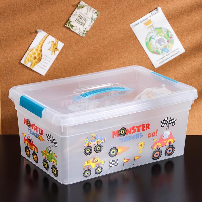 Контейнер для хранения с крышкой и ручкой «Kid's Box Машинки», 10 л, 37,5×25,5×16 см, FunBox "Kid's Box"
Контейнер для хранения с крышкой и ручкой «Kid's Box Машинки», 10 л, 37,5×25,5×16 см, FunBox "Kid's Box"