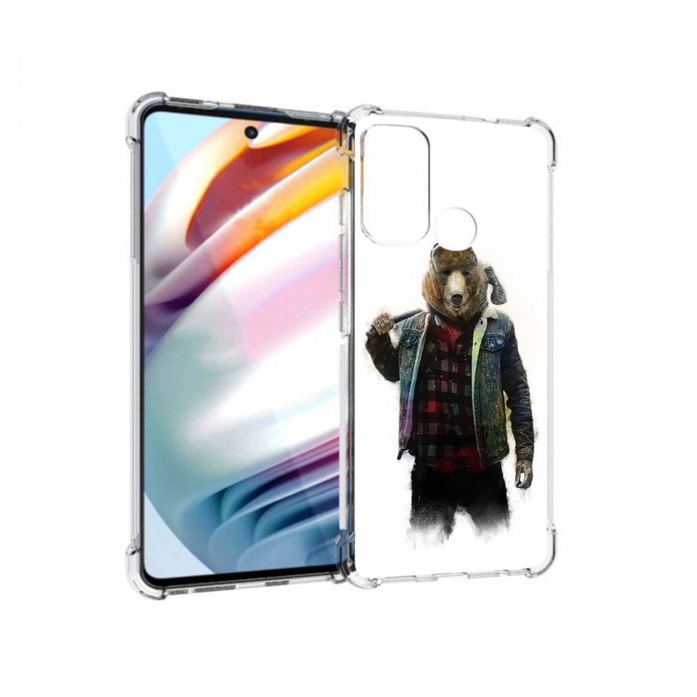 Чехол MyPads Tocco для Motorola Moto G60 медведь с топором (PT227068.360.469), Прозрачный, Tocco
Чехол MyPads Tocco для Motorola Moto G60 медведь с топором (PT227068.360.469), Прозрачный, Tocco