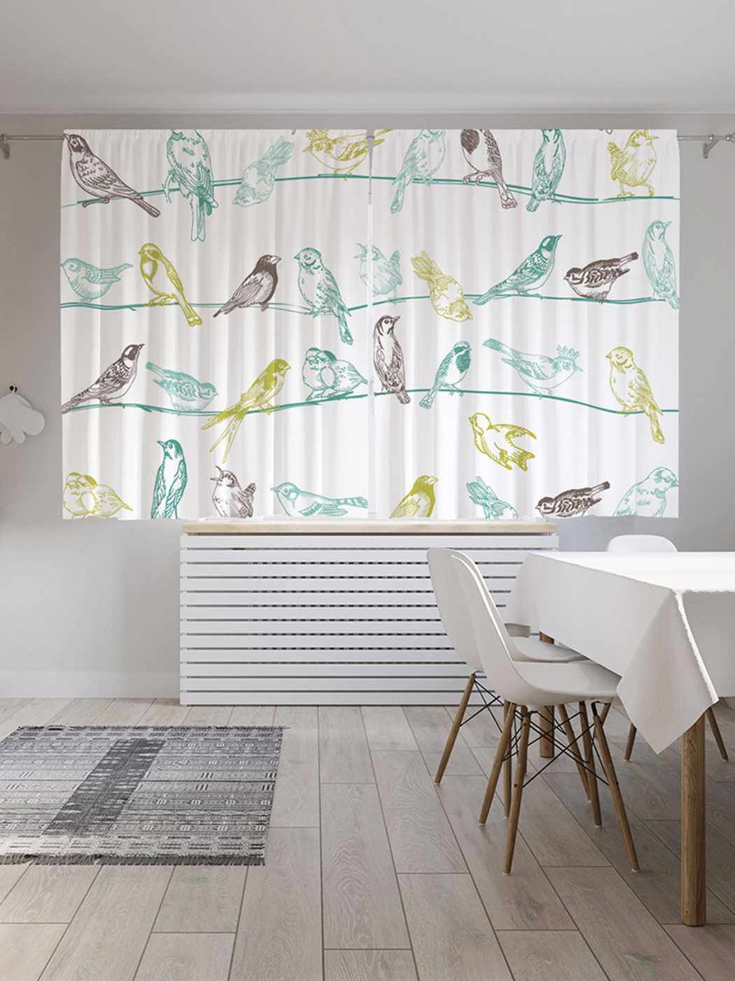 Классические шторы JoyArty "Птичье совещание", серия Oxford DeLux, 2 полотна 145x180 см, Птичье совещание
Классические шторы JoyArty "Птичье совещание", серия Oxford DeLux, 2 полотна 145x180 см, Птичье совещание