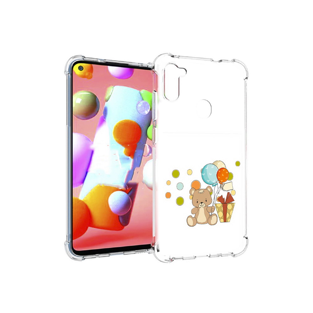 Чехол MyPads Tocco для Samsung Galaxy M11 медвеженок с подарком (PT147121.487.470), Прозрачный, Tocco
Чехол MyPads Tocco для Samsung Galaxy M11 медвеженок с подарком (PT147121.487.470), Прозрачный, Tocco