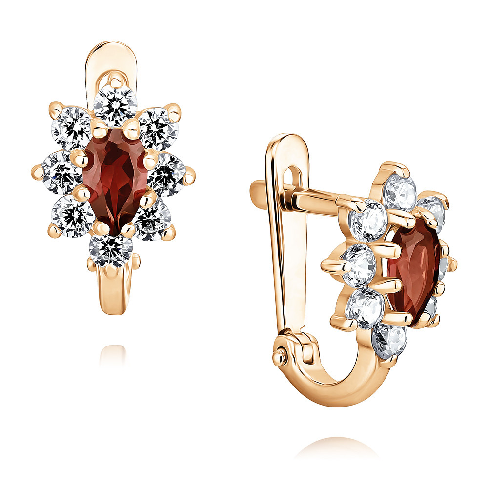 Серьги из красного золота с гранатом/фианитом ADAMAS 2411535-А500-655, 2411535-А500-655
Серьги из красного золота с гранатом/фианитом ADAMAS 2411535-А500-655, 2411535-А500-655