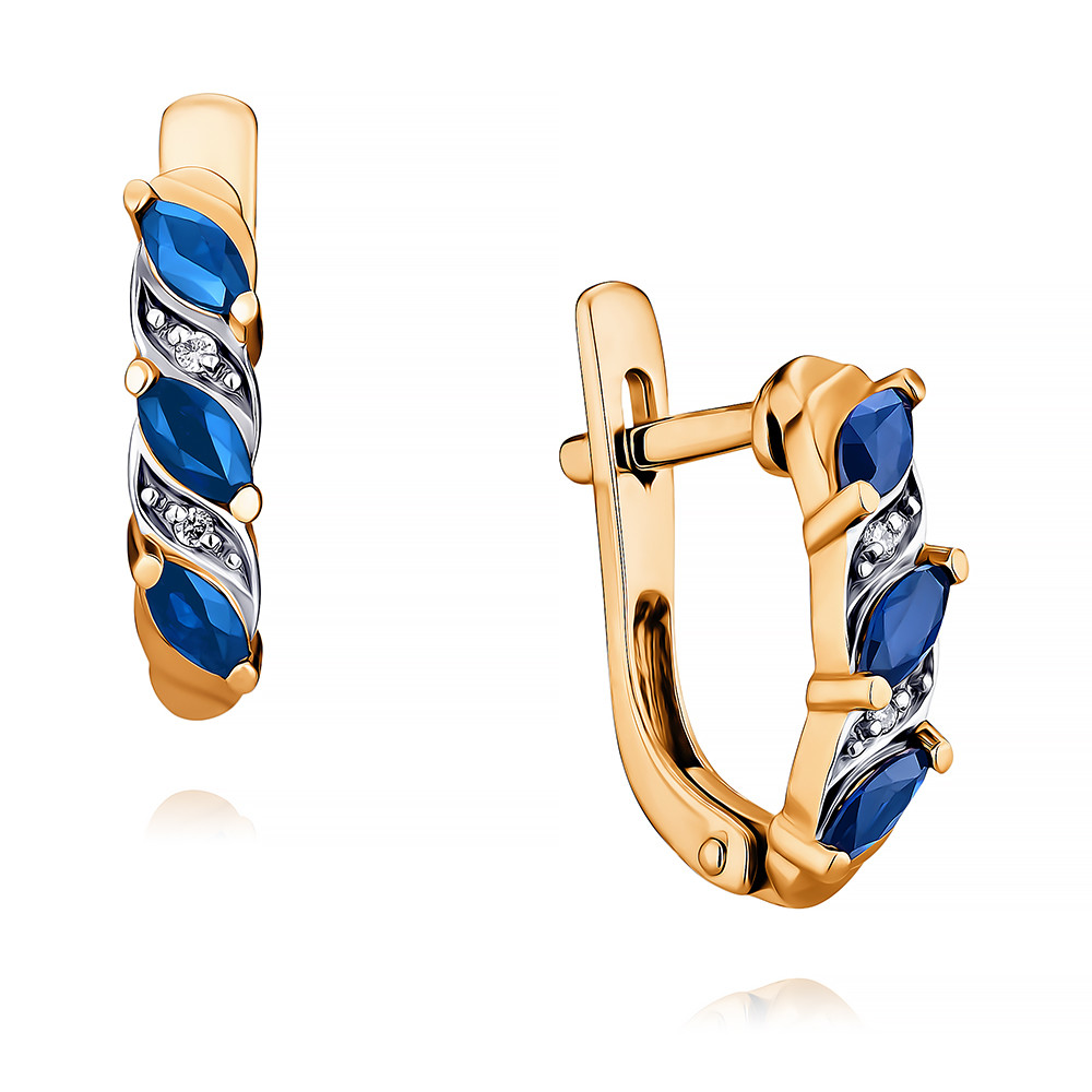 Серьги из красного золота с бриллиантом/сапфиром ADAMAS 2411156-А500Д-432, 2411156-А500Д-432
Серьги из красного золота с бриллиантом/сапфиром ADAMAS 2411156-А500Д-432, 2411156-А500Д-432