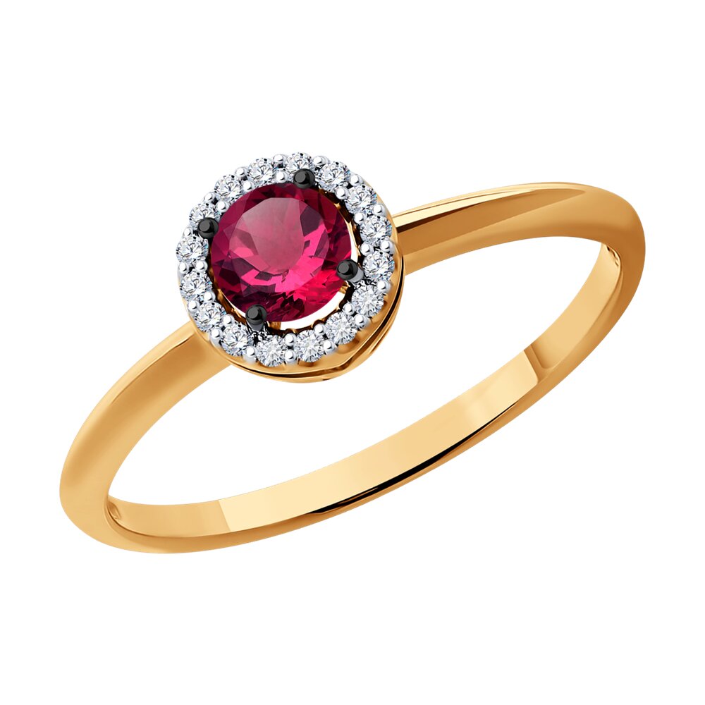Кольцо из красного золота с бриллиантом/рубином р. , Diamant 51-210-01772-3, 51-210-01772-3
Кольцо из красного золота с бриллиантом/рубином р. , Diamant 51-210-01772-3, 51-210-01772-3