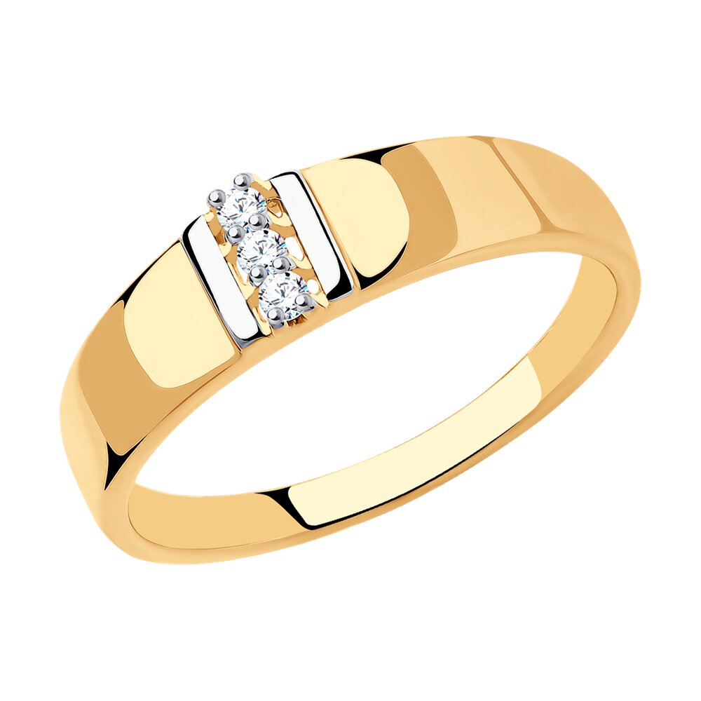 Кольцо из красного золота с фианитом р. 18,5 Diamant 51-110-00821-1, 51-110-00821-1
Кольцо из красного золота с фианитом р. 18,5 Diamant 51-110-00821-1, 51-110-00821-1