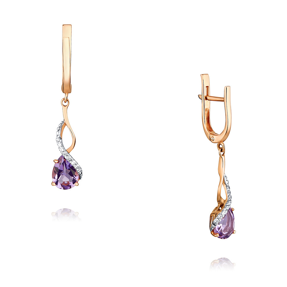 Серьги из красного золота с аметистом/фианитом ADAMAS 2416776-А500Д-653, 2416776-А500Д-653
Серьги из красного золота с аметистом/фианитом ADAMAS 2416776-А500Д-653, 2416776-А500Д-653