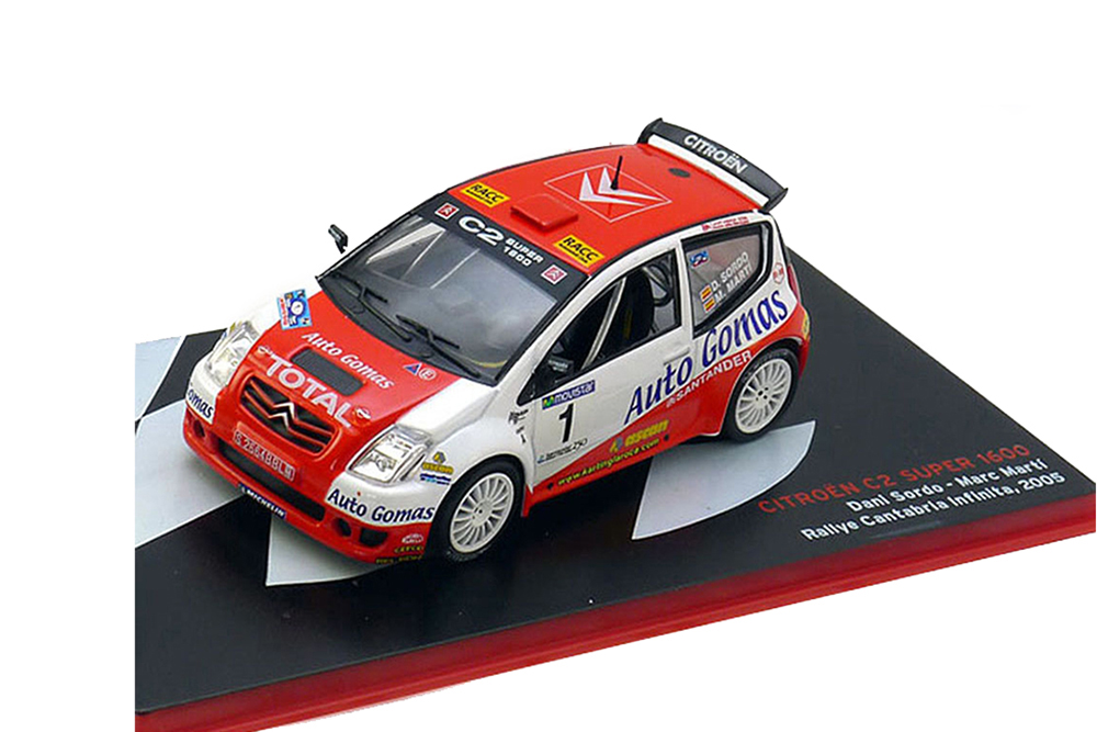 Citroen C2 super 1600 dani sordo marc marti winner rallye cantabria infinita 2005, Красный
Citroen C2 super 1600 dani sordo marc marti winner rallye cantabria infinita 2005, Красный