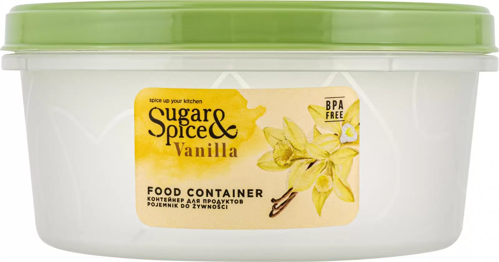 Емкость для продуктов с завинч. крышкой Sugar&Spice Vanilla 0,4л фисташка, Белый;зеленый
Емкость для продуктов с завинч. крышкой Sugar&Spice Vanilla 0,4л фисташка, Белый;зеленый